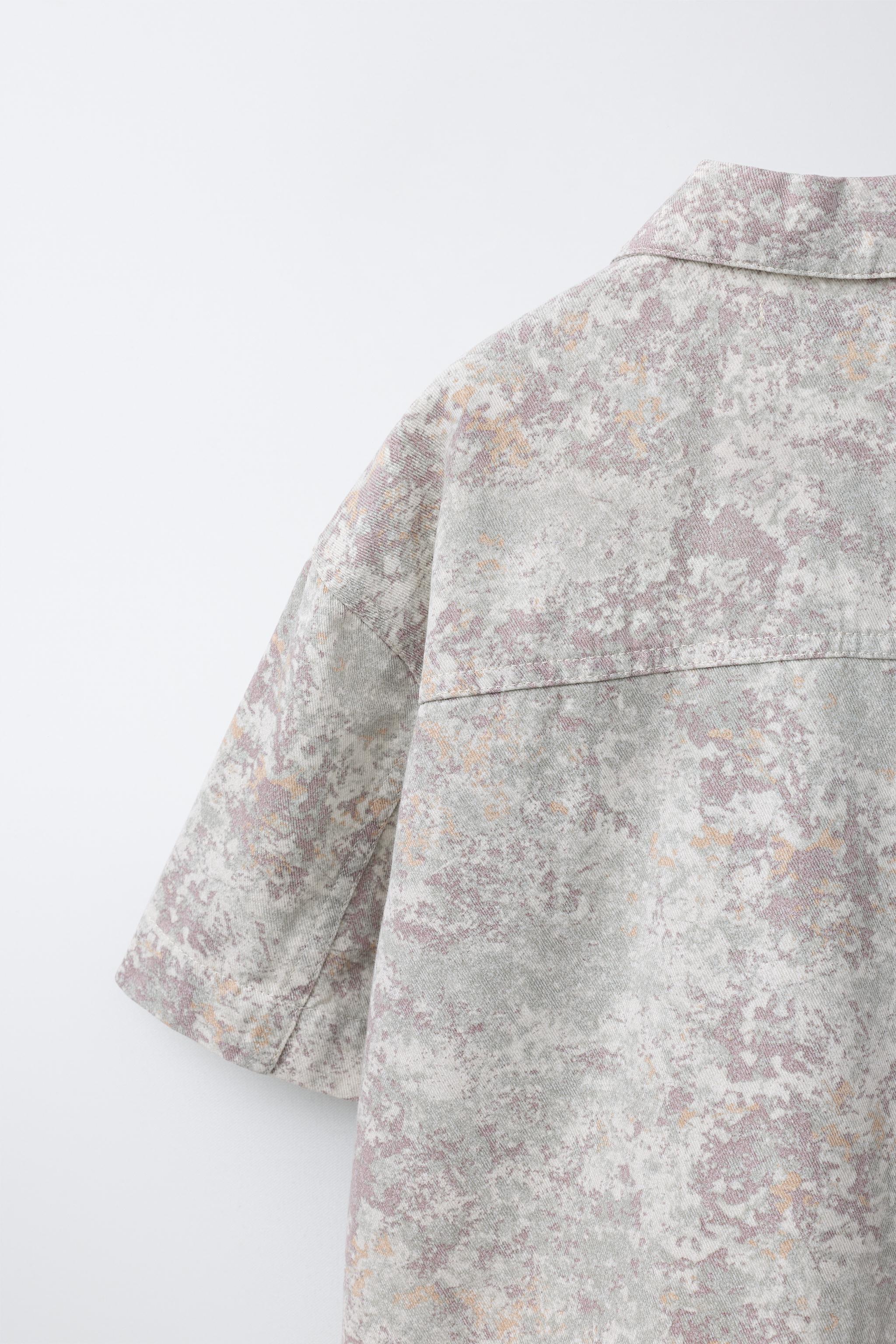 PRINTED TWILL SHIRT